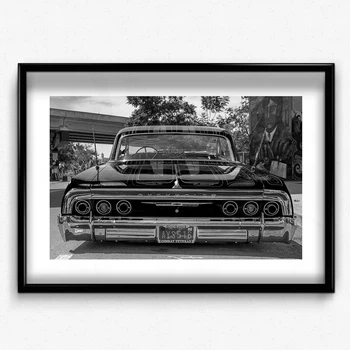 Постер в рамке old school low ride 5463 А4