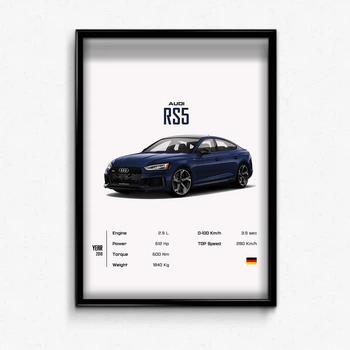Постер в рамці audi rs5 А4