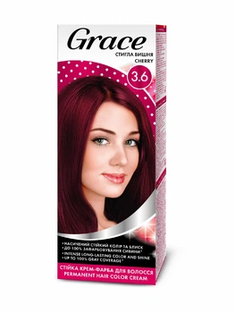 Стійка крем-фарба для волосся Grace Стигла вишня 3.6