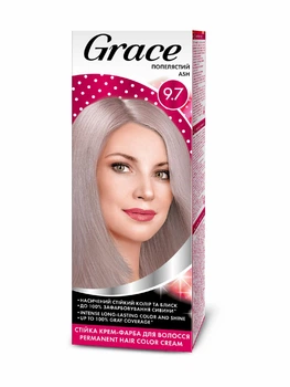 Стійка крем-фарба для волосся Grace Попелястий 9.7