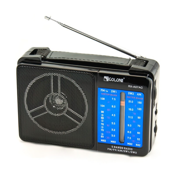 Радиоприемник GOLON RX-A07 USB MP3 с аккумулятором, черный (090j)