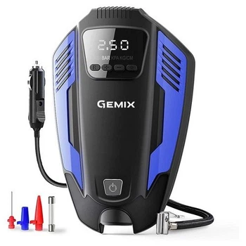 Компрессор автомобильный Gemix Model E черно-синий (Model E)