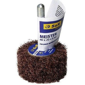 Шлифовальная головка из нетканого материала S&R 40х20х6 120з(235426120)