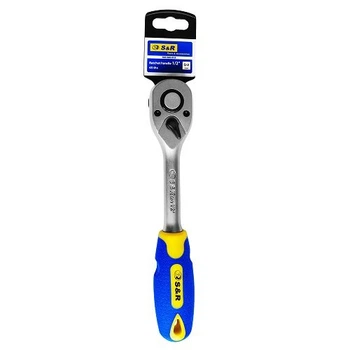 Ключ-тріскачка з реверсом S&R 1/4” 45 зубів (465045014)