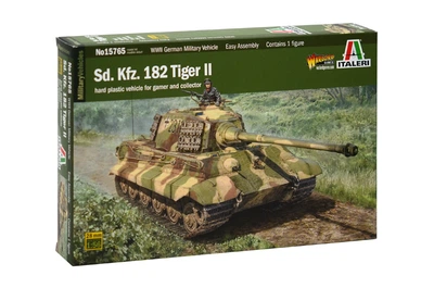 Сборная модель 1/56 танк Sd. Kfz. 182 Tiger II Italeri 15765
