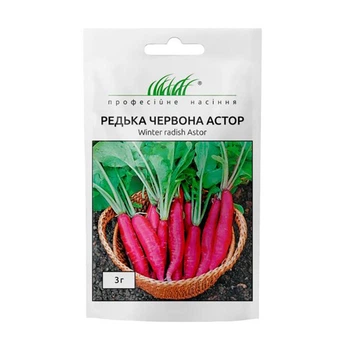 Семена Редьки Nongwoo Bio Астор, 3 г, Профессиональные семена