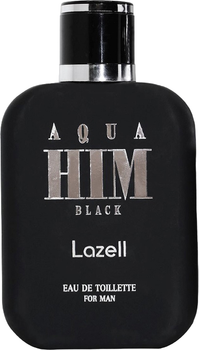 Туалетна вода для чоловіків Lazell Aqua Him Black 100 мл (5907814626165)