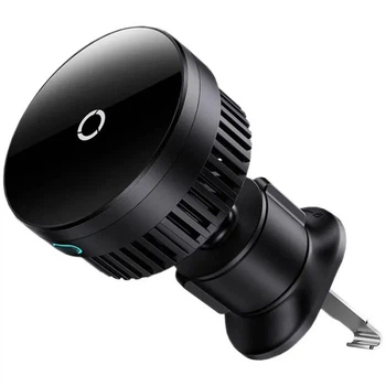 Автомобільний тримач з Бездротовим ЗП Baseus MagPro Series Magnetic 15W Чорний