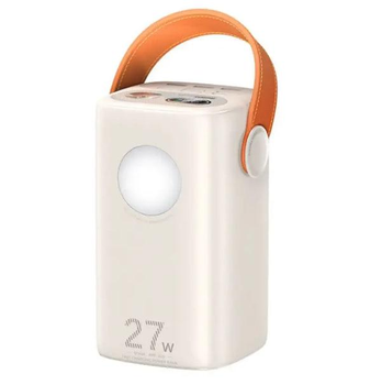 Павербанк з швидкою зарядкою 60000 mAh повербанк Remax RPP-123 Quick charge 22.5W 27W для дома powerbank з Pover Delivery для телефона павер банк pawerbank для планшета бежевого кольору