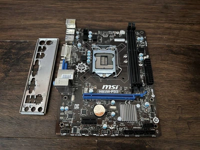Материнская плата MSI H81M-P33 (s1150, Intel H81) Б\У - Б/У