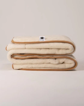 Ковдра Woollen 200х240 із вовни Мериносу (Woolmark) особливо тепла