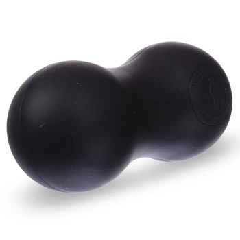 Мяч кинезиологический двойной Duoball (мини валик) SP-Planeta (TPR, размер 14х6,5см, 395гр, Черный) (FI-7073_Черный)