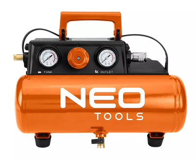 Компресор повітряний NEO Tools акумуляторний Energy+ 18 В 8 бар 3.8 л 04-620 (5907558495980)