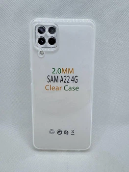Чехол Clear Case 2мм для Samsung Galaxy A22 4g Прозрачный