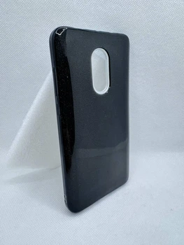 Чехол Fashion Case Глянец Блёстки для Xiaomi Redmi Note 4x / Redmi Note 4 Черный