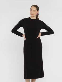Сукня жіноча чорна Arber Dress knitted 48 чорний (W22.02.02.435)