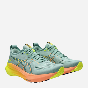 Чоловічі кросівки для бігу ASICS Gel-Kayano 31 1011B929-750 43.5 (9.5US) 27.5 см Світло-зелений/Жовтий (4550457751599)