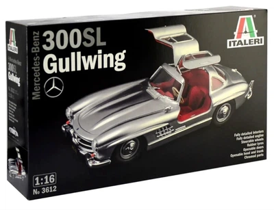 Сборная модель 1/16 автомобиль Mercedes Benz SL.300 Gullwing Italeri 3612