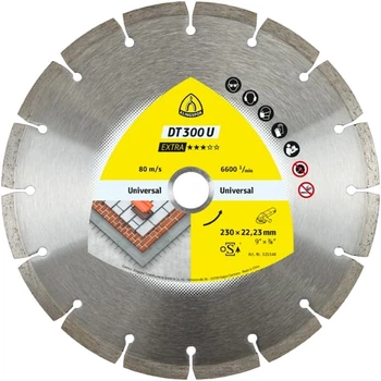 Диск алмазний відрізний 125х1,6х22,23мм, DT 300 U Extra, 325346 Klingspor