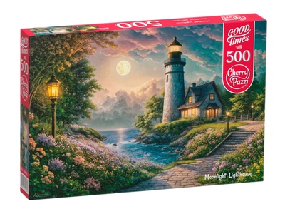 Пазлі CherryPazzi 500 "Місячне світло маяка" 34,5x50 см 20074