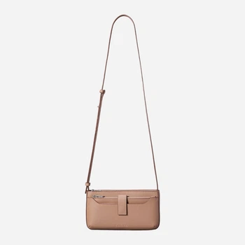Сумка кросс-боди через плечо женская маленькая Calvin Klein 775174353 Коричневая (1159813330)