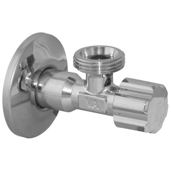 Кран кутовий Albertoni 1/2'x3/4" вентильний для сантехприладів (D914689)