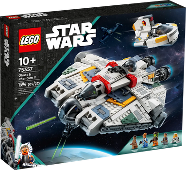 Zestaw klocków LEGO Star Wars: Duch i Upiór II 1394 elementy (75357)