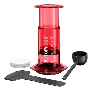 Аеропрес для заварювання кави пластиковий AeroPress червоний