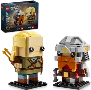 Zestaw klocków LEGO BrickHeadz Legolas i Gimli 297 elementów (40751)