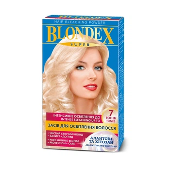 Засіб для освітлення волосся Blondex Super Алантоін і хітозан