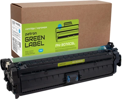 Картридж Patron Green Label HP 307A (CE741A) Cyan (PN-307ACGL)