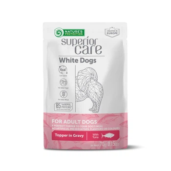 Дополнительный влажный корм Nature's Protection Superior Care White Dogs Adult Tuna с тунцом 70 г