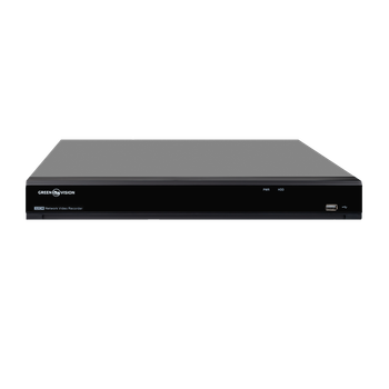 IP відеореєстратор GreenVision GV-N-I019/32 12MP NVR Чорний (11543)
