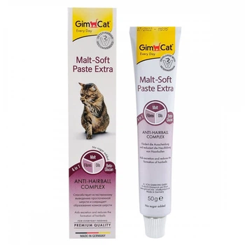 Паста для выведения шерсти из желудка кошек GimCat Every Day Malt-Soft Paste Extra 50 г