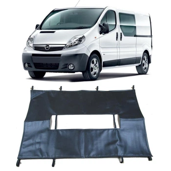 Утеплювач радіатора Opel Vivaro 2001-2014 зимовий захист радіатора Чорний