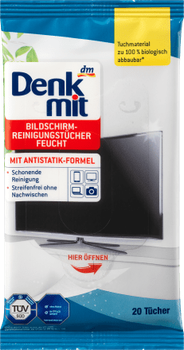 Салфетки влажные для очистки экрана Denkmit 20 шт