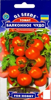 Томат "Балконне диво" ТМ "GL Seeds" 0.1г (26531)