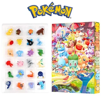 Ігровий набір Heroes 24 шт Покемон Пікачу Адвент календар Pokemon Nom2 Advent calendar