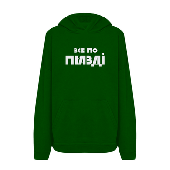 Худи с принтом ТiШОТКА Все по правдi M Зеленый (1713644961)