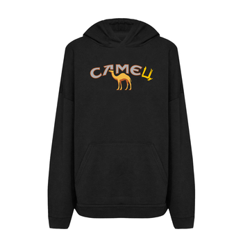 Худи с принтом ТiШОТКА CameЦ С юмором про Camel M Черный (1087064319)