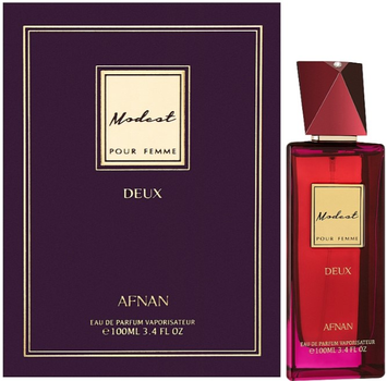 Woda perfumowana damska Afnan Modest Deux Pour Femme 100 ml (6290171001935)