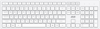 Клавіатура бездротова 2E KS260 WL White (2E-KS260WWH_UA)