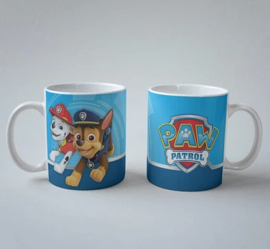 Подарочная чашка с принтом Щенячий Патруль (Paw Patrol) 6 330 мл.