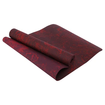 Коврик для фитнеса и йоги SP-Sport 3537 размер 183x61x0,5см Burgundy-Red