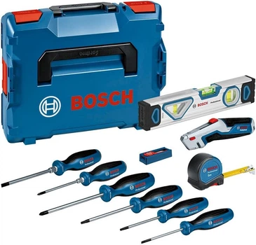Набор инструментов Bosch Professional 19 шт в кейсе L-BOXX 102 (0615990N2R)