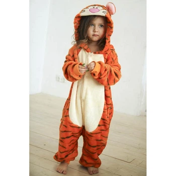 Піжама кігурумі Kigurumi для дівчинки Тигр Дісней Тигра Помаранчевий на зріст 120-130 см (203041)