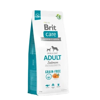 Сухой беззерновой корм для взрослых собак малых и средних пород Brit Care Dog Grain Free Adult Salmon с лососем 12 кг (172198)