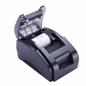 POS-H58 USB чековый термопринтер 58 мм для ПРРО — компактный POS-принтер (Black)