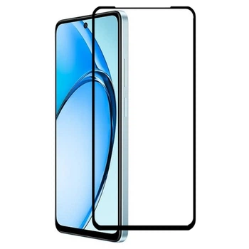 Защитное стекло LUX для Oppo A3 (CPH2669) полная проклейка черный
