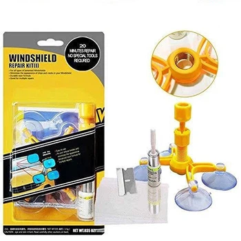 Набор инструменов для трещин и сколов для ремонта лобового стекла Windshield Repair Kit glass_r23